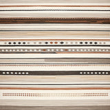 Boho Chic with Beige Tribal Stripes and Rustic Brown Highlights(Beige)