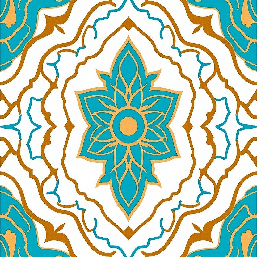 Wave Ripple Positano Medallion (Brown) - ODIKA