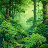 Lush Moss Texture(Green)