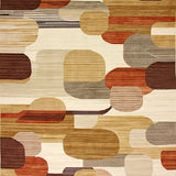 Autumnal Harvest Collection Area Rich Earth Tones Beige Brown(Beige)