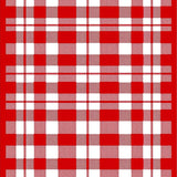 Checkered Plaid with Classic Holiday Design(Red)