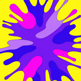 Abstract Watercolor Splash Contemporary Art(Yellow)