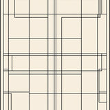 Minimalist Grid Network with Clean Modern Lines (Ivory)