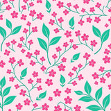 Whimsical Bud Cascade Charming Seasonal Illustration(Pink)