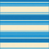 Azure Horizon Striped Durable Non Shedding Versatile Style(Blue)