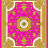 Elegant Medallion Tapestry Heritage Heirloom Treasure(Pink)