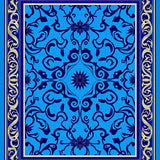 Timeless Heirloom Ornate Luxurious Grandeur Elegant Swirls(Blue)