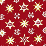 Merry Celebration Stars Retro Indoor Floor Covering(Red)