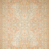 Brown Beige Contour Design Area(Orange)