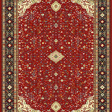 Beige & Brown Area for Beach(Red)