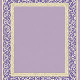 Artisan Heritage Featuring Faded Baroque Filigree Motifs(Purple)