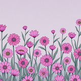 Meadow Wildflower Arrangement With Delicate Stems(Pink)