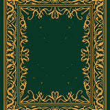 Celestial Forest Constellation Area with Starlight Branch Motifs(Green)