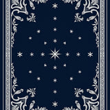 Enchanted Frosty Night Decorative Throw(Blue)