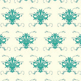 Heritage Damask Flourish Abstract Embellishment (Ivory)