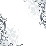 Celestial Mist Cloudburst with Ornate Spiral Embellishments(Black)