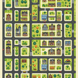 Vibrant City Map Play Design(Green)