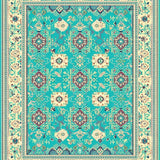 Colorful Turquoise & Beige(Beige)