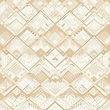 Beige Area with Textured Diamond and Accent Details(Beige)