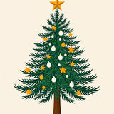 Festive Pine Celebration Walkway Enhancement With Joyful Spirit(Green)