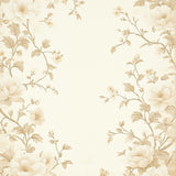 Floral Serenity Beige Indoor Area(Beige)