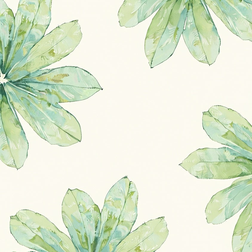 Watercolor Wash Flow Contemporary Art (Green) - ODIKA