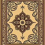 Traditional Arabesque Scroll Inspired(Beige)