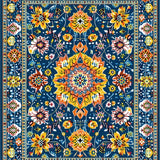 Enchanting Whimsical Symmetrical Design(Blue)