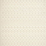 Neutral Tone Diamond Patterned Runner with Non Slip Backing(Beige)