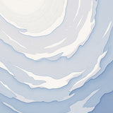 Abstract Watercolor Fade with Delicate Ripple Accents (White)