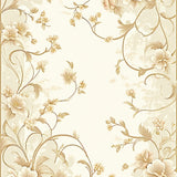 Sophisticated Floral Featuring Non Slip Backing for Elegant Spaces(Beige)