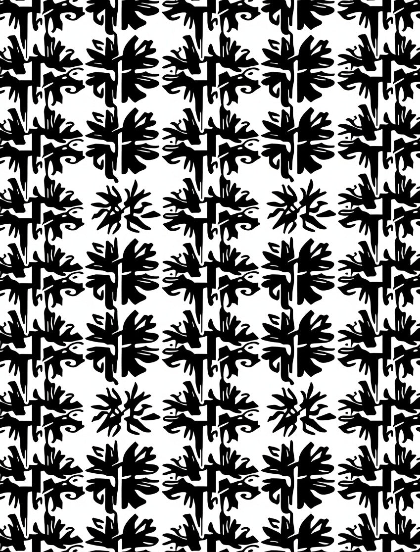 Spooky Monochrome Autumn Celebration Festive Seasonal Delight (Black) - ODIKA