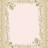 Classic Interlocking Trellis Overlay with Garden Vine Embellishments (Ivory) - ODIKA