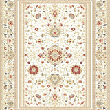 Beige Elegant Bathroom for Shower(White)