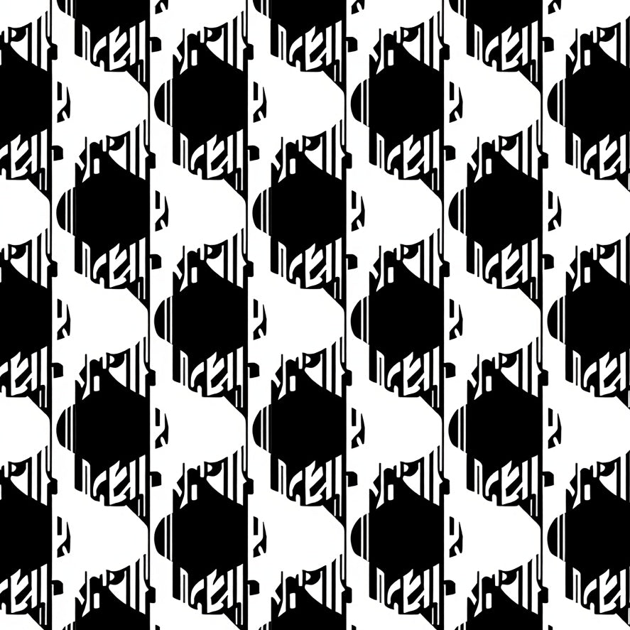 Buffalo Plaid Revival Interlocking Check (Black) - ODIKA