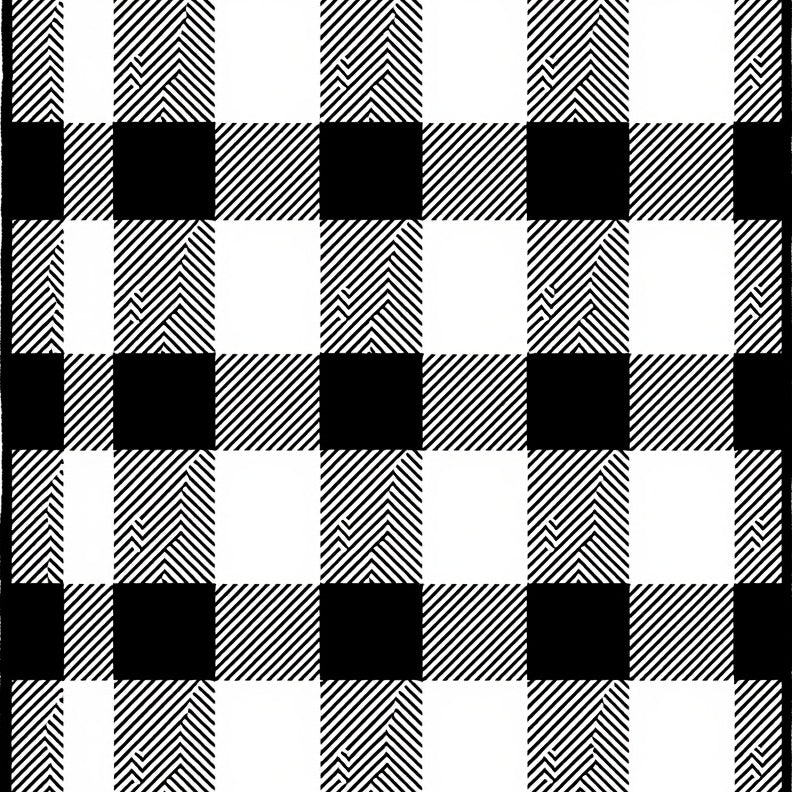 Cabin Crisscross Decorative With Wilderness Appeal (Black) - ODIKA