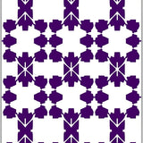 Classic Grid with Vibrant Hues (Purple)
