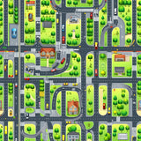 Vibrant Traffic Scene Illustration(Green)