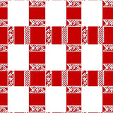 Festive Buffalo Grid Holiday Entrance Welcome Decoration(Red)