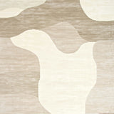 Contemporary Beige Modern Curves and Fluid Lines(Beige)