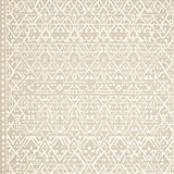 Beige with Interwoven Diamond Shapes and Litter Catch Texture(Beige)