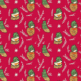 Starlight Pinecone Botanical Yuletide(Red)