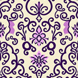 Elegant Swirl Medallion Abstract Artistic Luxury Contemporary (Beige)