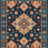 Chic Distressed Tiled(Blue)