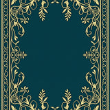 Enchanted Forest Vine Swirl Artistic(Gold)