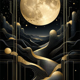 Sophisticated Abstract Marble Aesthetic(Gold)