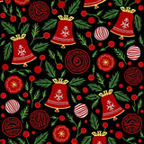 Holiday Bells Ensemble Featuring Winter Berry and Pinecone(Red)
