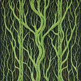 Enchanted Forest Floor Shag Collection Solid Non Shedding(Green)