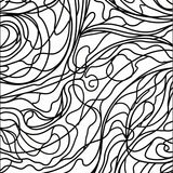 Abstract Ink Swirl With Bold Curves And Dynamic Flow (Black) - ODIKA