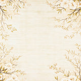 Faux Beige Floral Area(Beige)